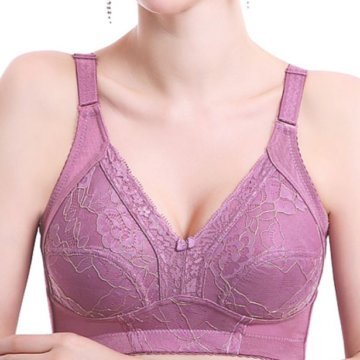 花朵刺繡無鋼圈胸圍